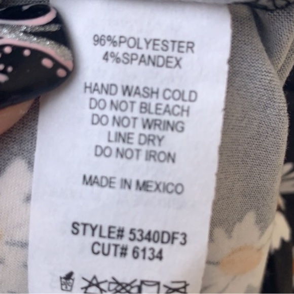 Zenana Black White Daisy Floral Print Cami Top Skirt Set - Picture 14 of 14